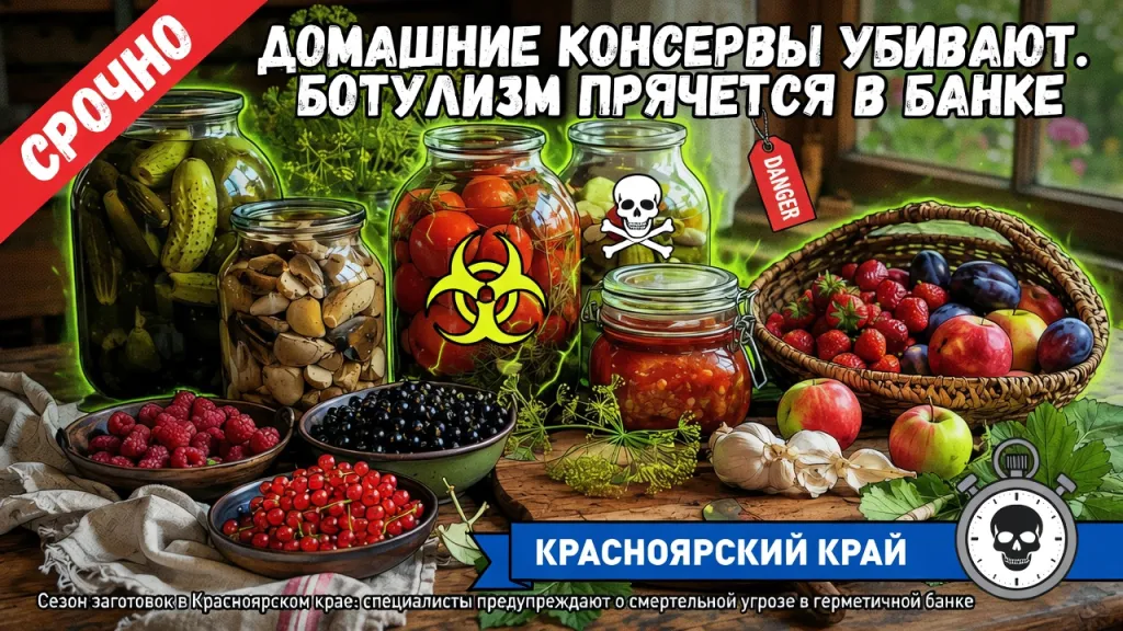 Домашние консервы убивают. Ботулизм прячется в банке